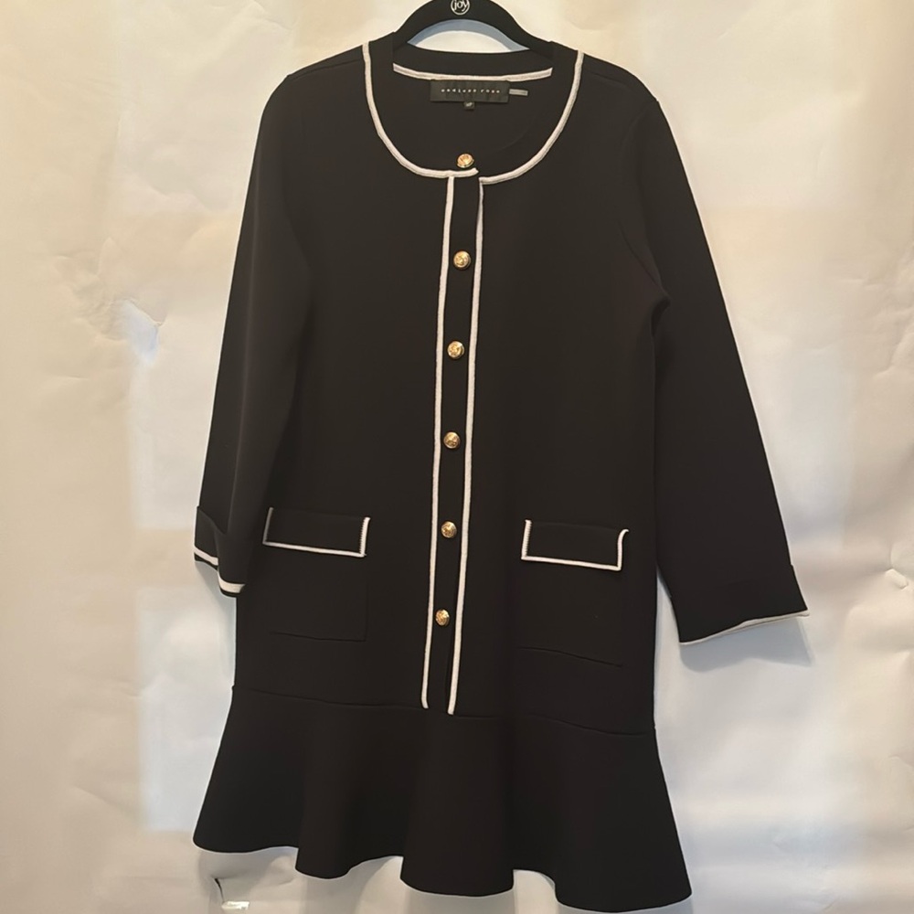 Dress from Anthropologie. Super cute. Great for work, church or a party.